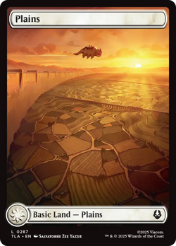 Plains 287 Full Art TLA Avatar: The Last Airbender MTG Magic NM - Image 1