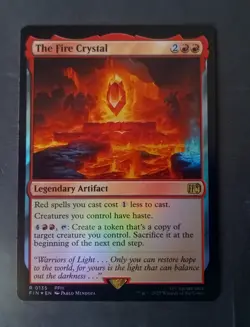 MTG Final Fantasy The Fire Crystal Foil Rare R 0135 Magic TCG - Image 1