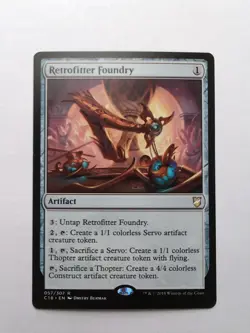 MTG Retrofitter Foundry (C18) Commander 2018 Regular Rare 057/307 - Image 1