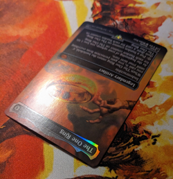 MTG The One Ring (Borderless) # 451 Promo Foil - The Lord of the Rings NM - Image 5