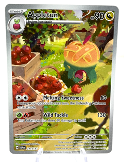 Appletun 211/191 - Surging Sparks - Illustration Rare - Pokemon - NM - Image 1