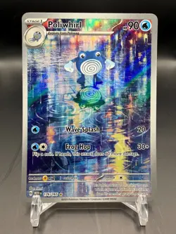 Pokemon TCG Scarlet & Violet 151 - Poliwhirl 176/165 Illustration Rare - Image 1