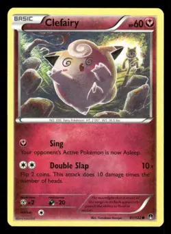 Clefairy 81/122 C BREAKpoint LP Pokemon - Image 1