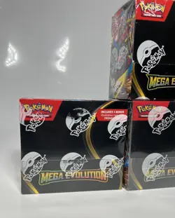 Pokemon ME01 Mega Evolutions Enhanced Booster Box Lot Factory Sealed ( 5 Boxes ) - Image 2