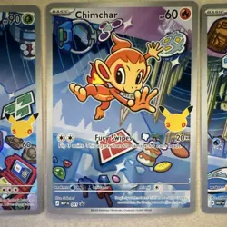 Pokemon First Partner Sinnoh region, Turtwig Chimchar Piplup 3-Card Lot English - Image 4