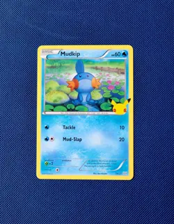 Mudkip 19/25 Non-Holo McDonalds 25th Anniversary Promo Pokemon Card TCG NM/Mint - Image 1