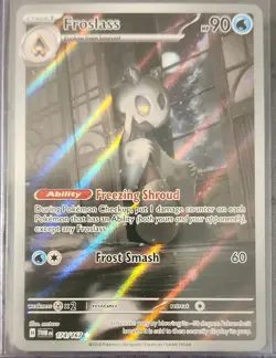 Pokemon TCG Froslass 174/167 SV06 Twilight Masquerade IR Holo Full Art EN - Image 1