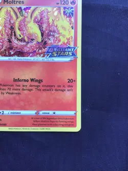 Pokemon Cards: Brilliant Stars Staff Prerelease Promo: Moltres SWSH185 - Image 5