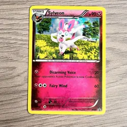 2013 Pokemon Sylveon XY04 Promo Holo Black Star Collection - Image 1