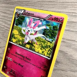 2013 Pokemon Sylveon XY04 Promo Holo Black Star Collection - Image 3
