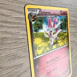 2013 Pokemon Sylveon XY04 Promo Holo Black Star Collection - Image 4