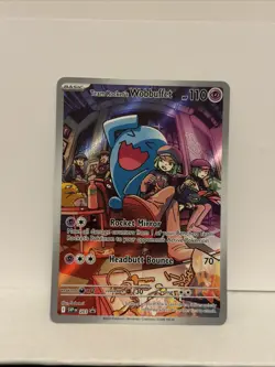 Pokemon TCG Team Rocket's Wobbuffet SVP203 Promo - Image 1