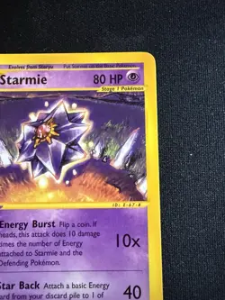 Pokemon Card - Starmie Skyridge 30/144 Rare Non-Holo - Image 3