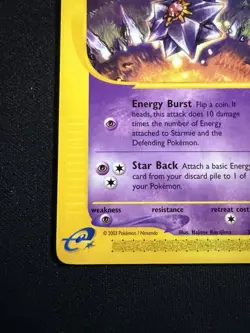 Pokemon Card - Starmie Skyridge 30/144 Rare Non-Holo - Image 4