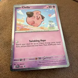 Cleffa SVP095 - Black Star Promo - Cosmos Holo - Pokemon Card - Image 1