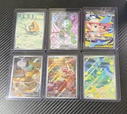 Pokemon TCG 6-Card Lot Foil Holo Full Art Meloetta ex Clefable ex 193/193 - Image 1