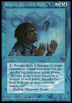 Reveka, Wizard Savant - Light Play MTG Homelands - Image 1