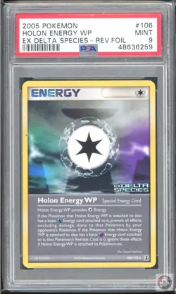 Holon Energy Wp Reverse Holo 106/113 Delta Species Pokemon PSA 9 - Image 1