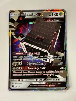 Pokemon TCG - Stakataka GX #102/168 - SM: Celestial Storm - Ultra Rare - NM - Image 3