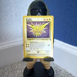 Zapdos Base Set Rare Pokemon Card 15/62 80 HP 40 Attack Wizards 1999 - Image 1