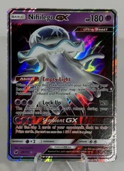Pokemon TCG Nihilego GX TCG 49/111 S&M Crimson Invasion Ultra Rare Holo [NM] - Image 3