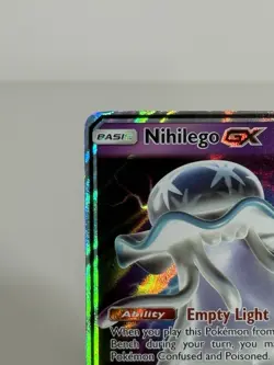 Pokemon TCG Nihilego GX TCG 49/111 S&M Crimson Invasion Ultra Rare Holo [NM] - Image 5