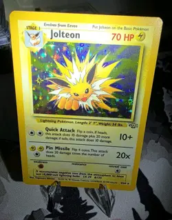 Jolteon - 4/64 - Holo Rare - Unlimited Edition Jungle Pokemon LP+ Vintage WOTC - Image 4