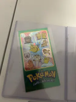 1999 POKEMON TOPPS TOPPERS 2 FULL SET 5/5 VINTAGE MINT CONDITION WITH TOP LOADER - Image 2