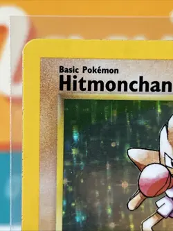 Hitmonchan #7 Holo Rare Pokemon TCG 1999 Base Set Unlimited MP Moderately Played - Image 4