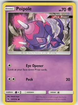 Poipole 107/214 Common Lost Thunder Pokemon Near Mint - Image 1