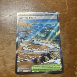 Surfing Beach Full Art [NM] - ME04: Chaos Rising 114/086 Pokemon TCG - Image 1