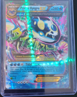 Pokemon Primal Kyogre EX 55/160 XY Primal Clash Ultra Rare Full Art Holo 240 HP - Image 1