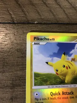 Pokemon Pikachu 70/100 [Platinum] Stamped Reverse Holo Burger King Promo - Image 5