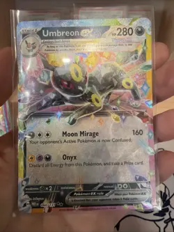 Pokemon TCG Umbreon EX 60/131 Double Rare Prismatic Evolutions Card NM - Image 1