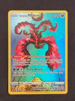 Pokemon Card - Galarian Moltres Sword & Shield SWSH284 Holo Promo LP - Image 1
