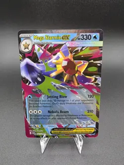 Mega Starmie ex 21/088 Double Rare Holo Perfect Order Pokemon TCG English NM - Image 1