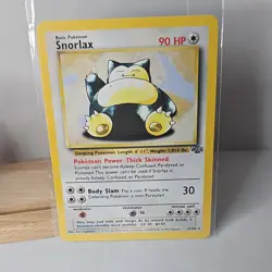 Pokemon TCG Snorlax Jungle Rare 27/64 1999 Regular Unlimited Excellent Condition - Image 1