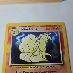Pokemon TCG Ninetales Base Set Holo Rare 12/102 1999 NM Great Condition - Image 3