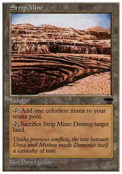 [1x] Strip Mine - Slight Play, English - Anthologies MTG Magic - Image 1
