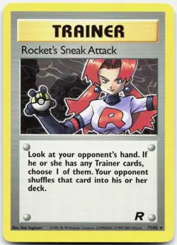 Pokemon TCG Rocket's Sneak Attack (72) Team Rocket Rare 72/82 Unlimited - Image 1