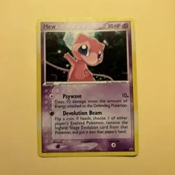 Pokemon TCG Mew 040 Wotc Promo Holo English 2006 Basic Psychic 50 HP Psywave - Image 1