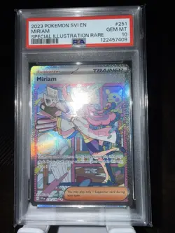 2023 Pokemon SV Miriam Special Illustration Rare #251/198 PSA 10 GEM MINT - Image 1