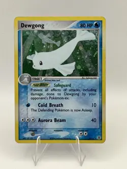 Pokemon TCG Dewgong 3/112 EX Fire Red & Leaf Green Set Holo Rare No/LP - Image 1