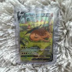 Pokemon SWSH Promo Charizard V SWSH260 Full Art Holo 220 HP Incinerate - Image 1