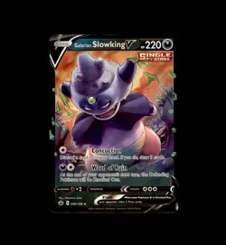 Galarian Slowking V 099/198 Holo V Rare Chilling Reign Pokemon Lightly Played - Image 1