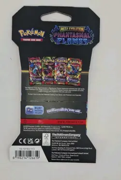 Pokemon Cards Phantasmal Flames, Mega Evolution Booster Pack New - Image 2