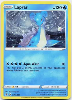Lapras SWSH051 Holo Promo Sword & Shield Promo Pokemon Near Mint - Image 1