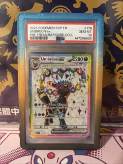 PSA 10 GEM Mint Umbreon #176 Pokemon Prismatic Premium Figure Collection Promo - Image 1