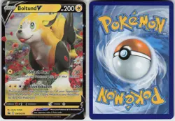 Boltund V SWSH219 Holo Promo Sword & Shield Promo Pokemon Near Mint - Image 2