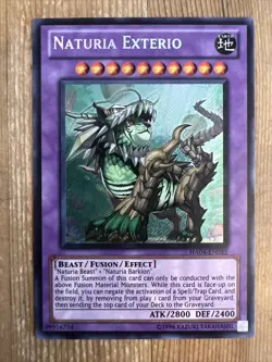 Yu-Gi-Oh! - Naturia Exterio - Secret Rare 1st Edition - HA04-EN055 - NM - Image 1